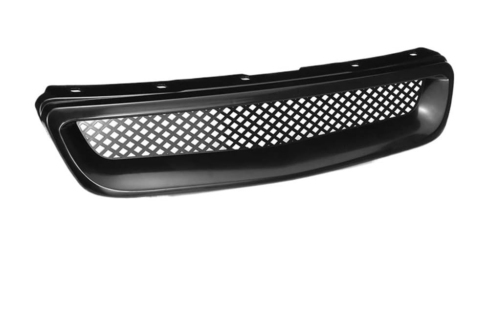 UIBHGVFG Sport Kühlergrill FÜR Civic EK CX DX EX HX LX FÜR Type R 1996-1998 ABS Schwarz Auto Front Stoßstange Haube Grill Grille Abdeckung Trim Lamellen Kühlergrill von UIBHGVFG