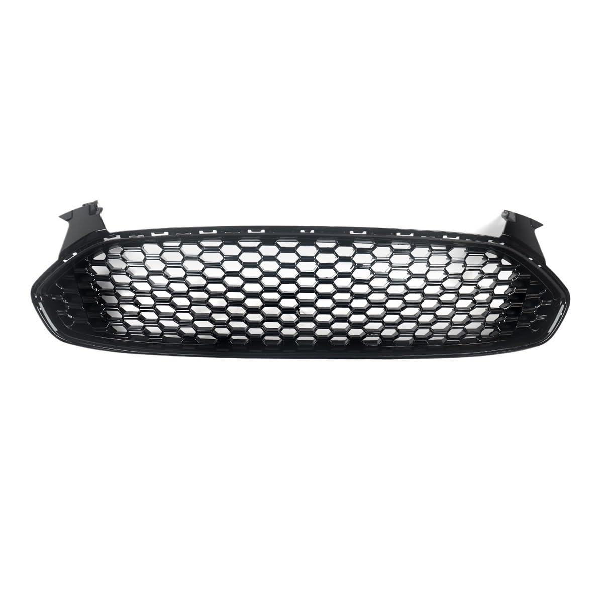 UIBHGVFG Sport Kühlergrill FÜR Ford FÜR Fusion 2013-2017 Glänzend Schwarz Honeycomb Frontschürze Grille Mesh Ersetzen Auto Zubehör Lamellen Kühlergrill von UIBHGVFG