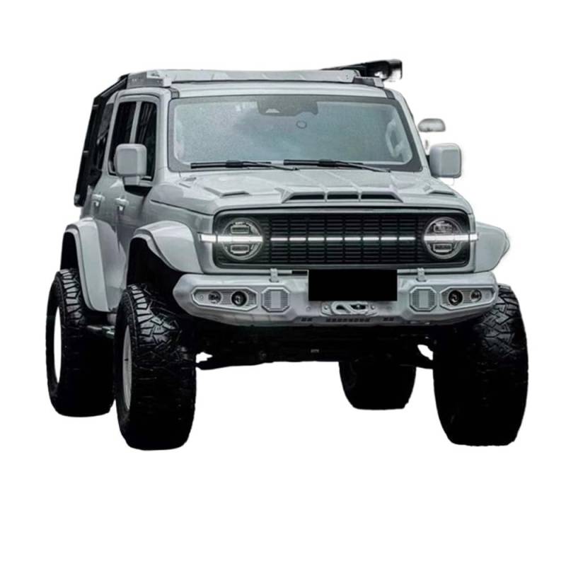 UIBHGVFG Sport Kühlergrill Front Auto Stoßstange Grille Für Great Wall Wey Für Tank 300 Schutz Gird Geändert Vorne Gesicht Retro Grills Scheinwerfer Abdeckung Rahmen Lamellen Kühlergrill von UIBHGVFG