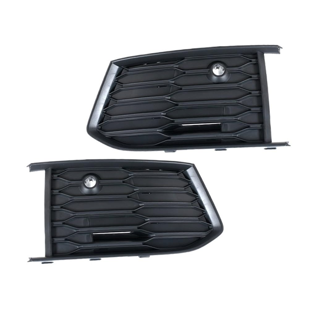 UIBHGVFG Sport Kühlergrill Front Lower Bumper Nebel Licht Kühlergrill Grill Abdeckung Rahmen Für A6 C8 2019 Sport Version Grill Schwarz Trim 4KD807647B 4KD807648B Lamellen Kühlergrill von UIBHGVFG