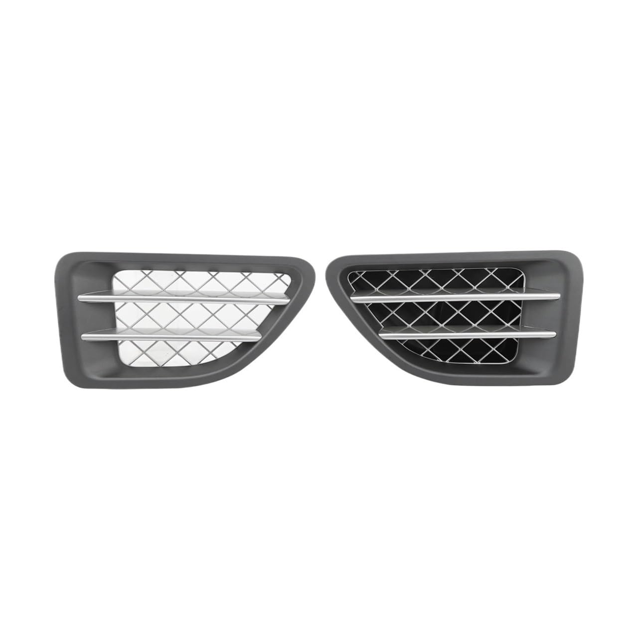 UIBHGVFG Sport Kühlergrill Front Side Grille Side Air Vent Trim JAK500230WWH Für Range Für Rover Sport Für L320 Lamellen Kühlergrill von UIBHGVFG