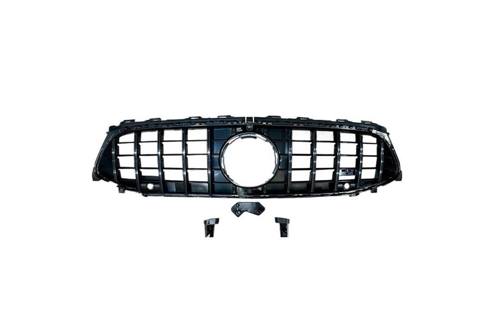 UIBHGVFG Sport Kühlergrill Front Stoßstange Grill Für CLA Klasse Für W118 Für GT Für Cla200 2024 + Auto Front Auto Mesh Grile Grill Lamellen Kühlergrill von UIBHGVFG