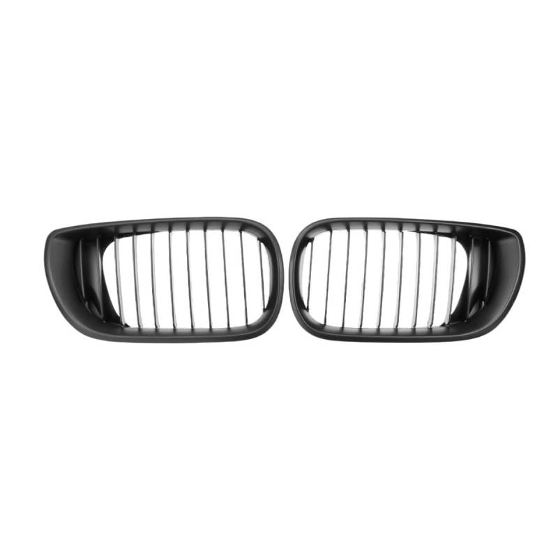 UIBHGVFG Sport Kühlergrill Frontgrill FÜR 3er E46 320i 325Xi 330Xi 2002–2005 4-türige Touring-Limousine Auto-Frontstoßstangengrill Lamellen Kühlergrill von UIBHGVFG