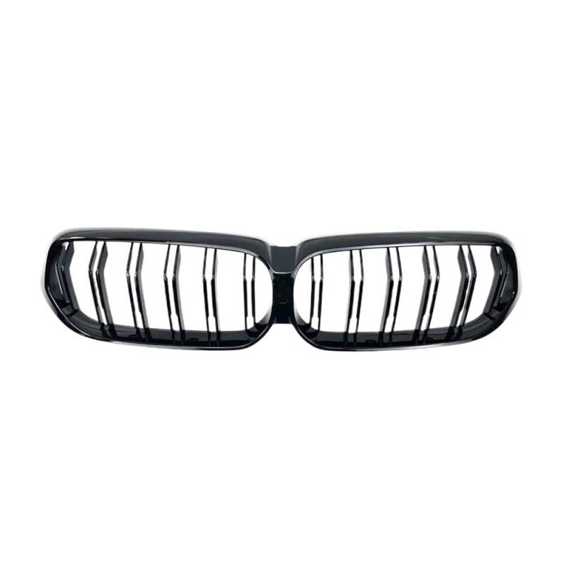 UIBHGVFG Sport Kühlergrill Frontgrill Für 6er GT G32 LCI 2021 + ABS Helle Schwarz Grille Auto Styling Front Grille Mesh Auto Einsätze Trim Abdeckung Lamellen Kühlergrill von UIBHGVFG