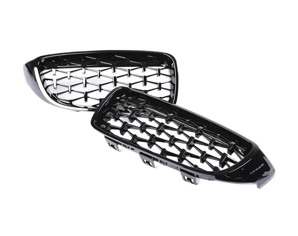 UIBHGVFG Sport Kühlergrill Frontschürze Glanz Schwarz Carbon Grill Für 4 Serie Für F32 Für F33 Für F36 Für F80 Für F82 2013-2020 Refiting Grille Zubehör Lamellen Kühlergrill von UIBHGVFG