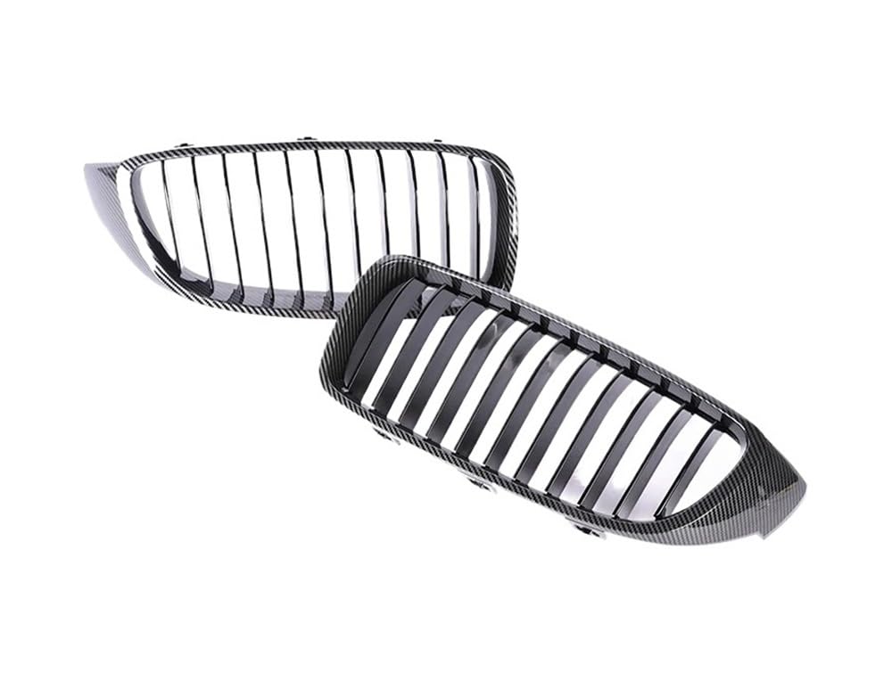 UIBHGVFG Sport Kühlergrill Frontstoßstangen-Carbongrill Für 4er Für F32 Für F33 Für F36 Für F80 Für F82 Für F83 Für M4 2013–2020 Glänzend Schwarz Schwarzer Facelift-Grill Lamellen Kühlergrill von UIBHGVFG