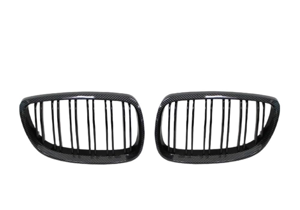 UIBHGVFG Sport Kühlergrill Frontstoßstangen-ngrill Für E92 E93 M3 2006–2009, Glänzend Schwarz, Dual-Line-Grill, Auto-Styling-Gitter Ersatzteil Lamellen Kühlergrill von UIBHGVFG