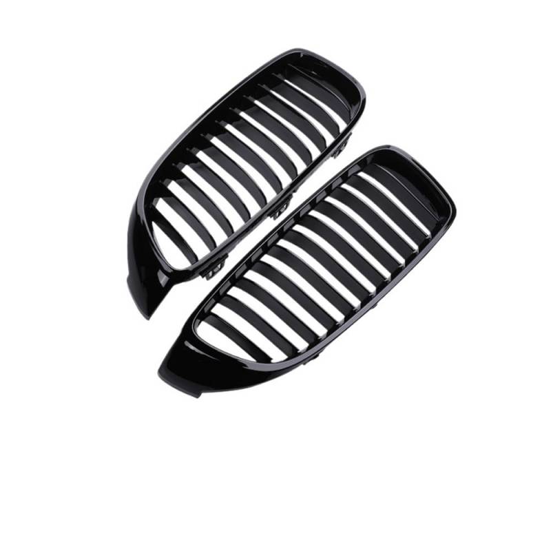 UIBHGVFG Sport Kühlergrill Frontstoßstangengrill, Doppellamellen, Kohlefasergrill, Schwarz, Für 4er F32 F33 F36 F80 F82 2013–2020 Lamellen Kühlergrill von UIBHGVFG