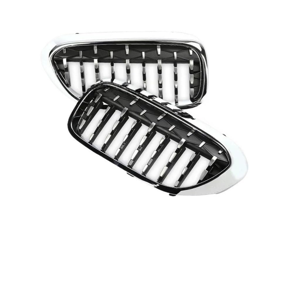 UIBHGVFG Sport Kühlergrill Frontstoßstangengrill Für 5er Für G30 Für G31 Für M5 2017–2020 Kohlefaser-Grill Auto-Styling Glänzende Schwarze Abdeckung Lamellen Kühlergrill von UIBHGVFG