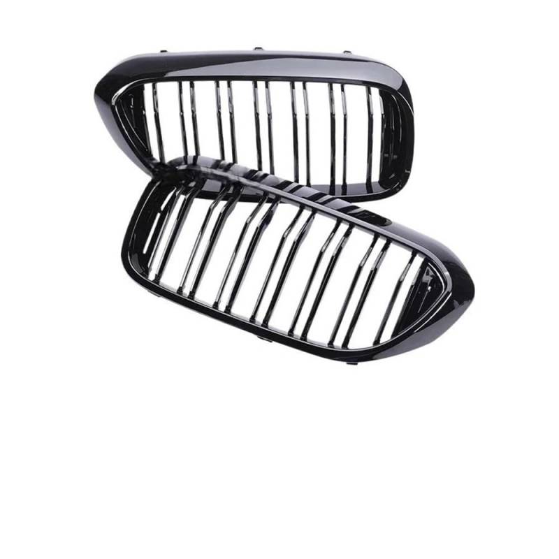 UIBHGVFG Sport Kühlergrill Frontstoßstangengrill Für 5er Für G30 Für G31 Für M5 2017–2020 Kohlefaser-Grill Auto-Styling Glänzende Schwarze Abdeckung Lamellen Kühlergrill von UIBHGVFG