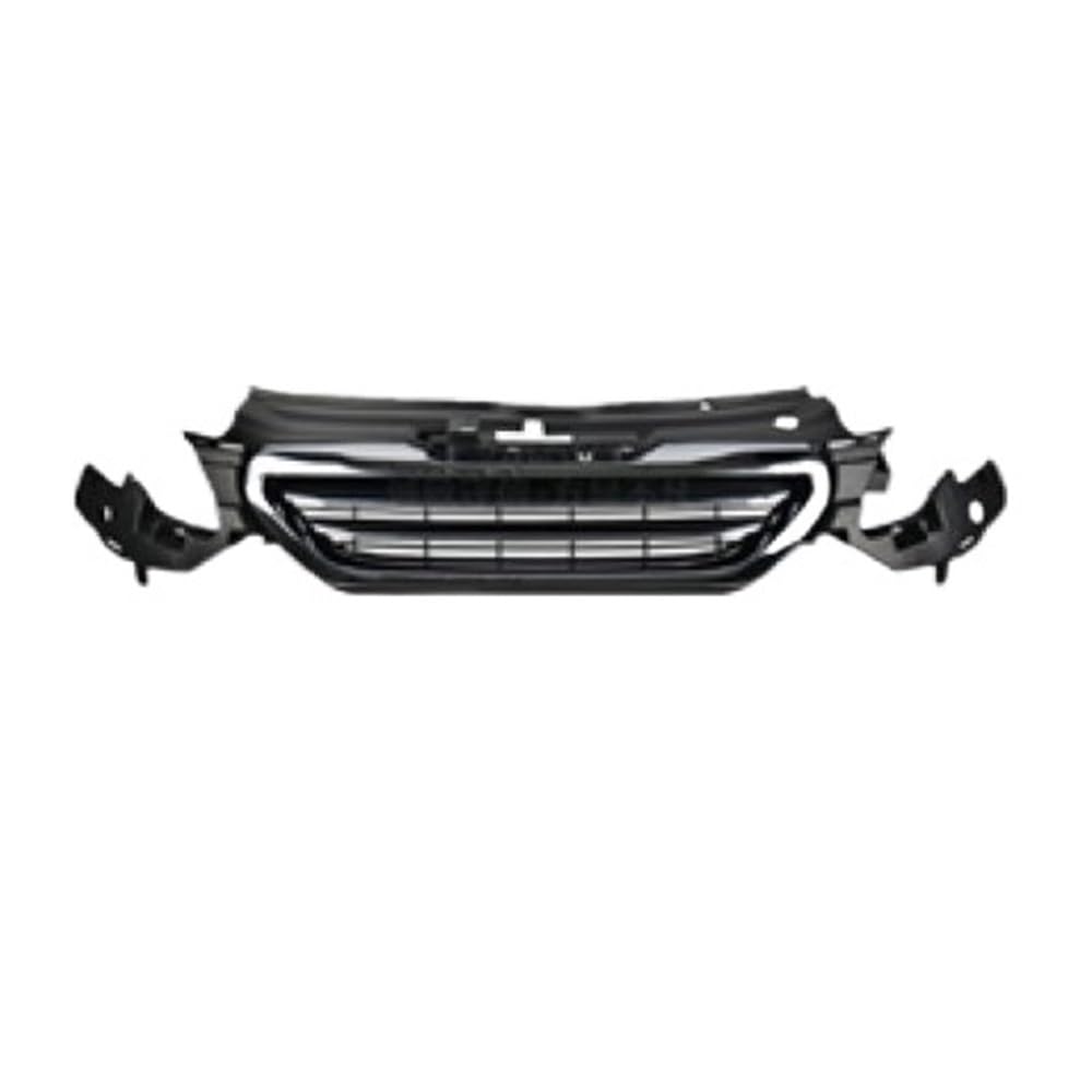 UIBHGVFG Sport Kühlergrill Frontstoßstangengrill Kühlergrill Für Peugeot 308 301 408 508 2008 3008 2008–2018 Auto-Frontstoßstangengrill Lamellen Kühlergrill von UIBHGVFG