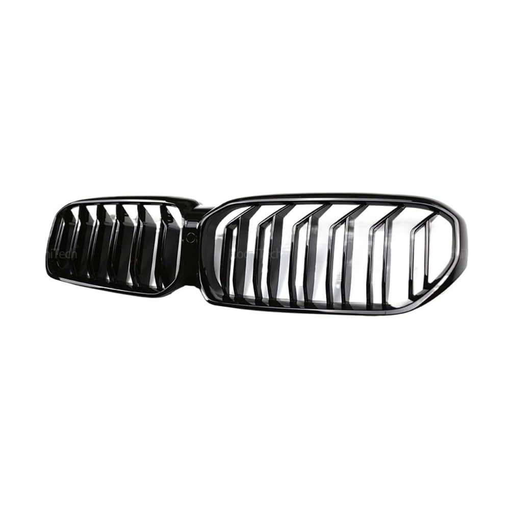 UIBHGVFG Sport Kühlergrill Für 5er G30 G38 G31 F90 M5 LCI 2020-2023 Auto Glänzend Schwarz Auto Frontstoßstange Grill Gitter Auto Styling Lamellen Kühlergrill von UIBHGVFG