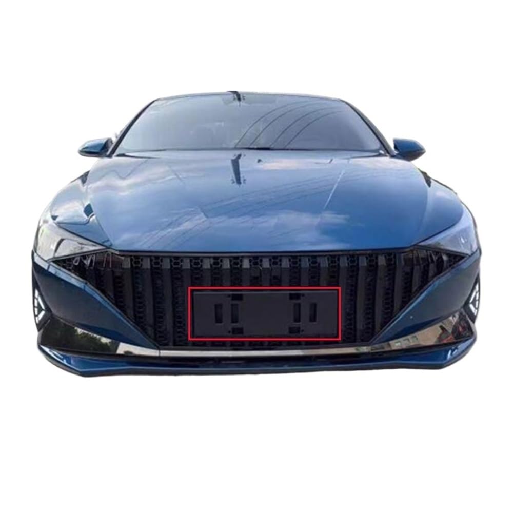 UIBHGVFG Sport Kühlergrill Für Elantra CN7 2020-2023 ABS Front Stoßstange Grill Splitter Dekorative Abdeckung Zubehör Grills Body Kit Lamellen Kühlergrill von UIBHGVFG