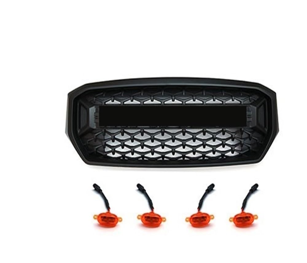 UIBHGVFG Sport Kühlergrill Für Maxus T60 T70 Kühlergrill Licht LDV Grill Auto Zubehör Kühlergrill Mesh Auto Einsätze Trim Abdeckung Lamellen Kühlergrill von UIBHGVFG