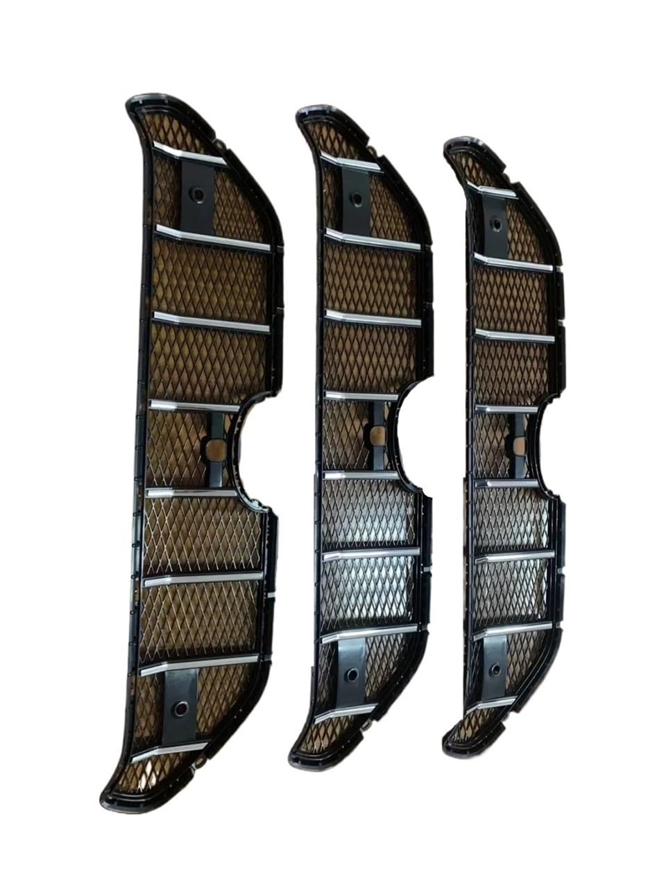 UIBHGVFG Sport Kühlergrill Für RAV4 2019-2021 Kühlergrill Waben Stil Grill Oberen Stoßfänger Haube Mesh Vent Trim Auto Zubehör Körper Kit Lamellen Kühlergrill von UIBHGVFG