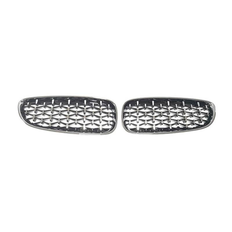 UIBHGVFG Sport Kühlergrill Für Z4 Für E89 2009-2016 Grill Auto Vorderen Stoßfänger Grille Grills ABS Grille Auto Zubehör Glänzend Lamellen Kühlergrill von UIBHGVFG