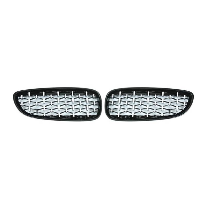 UIBHGVFG Sport Kühlergrill Für Z4 Für E89 2009-2016 Grill Auto Vorderen Stoßfänger Grille Grills ABS Grille Auto Zubehör Glänzend Lamellen Kühlergrill von UIBHGVFG