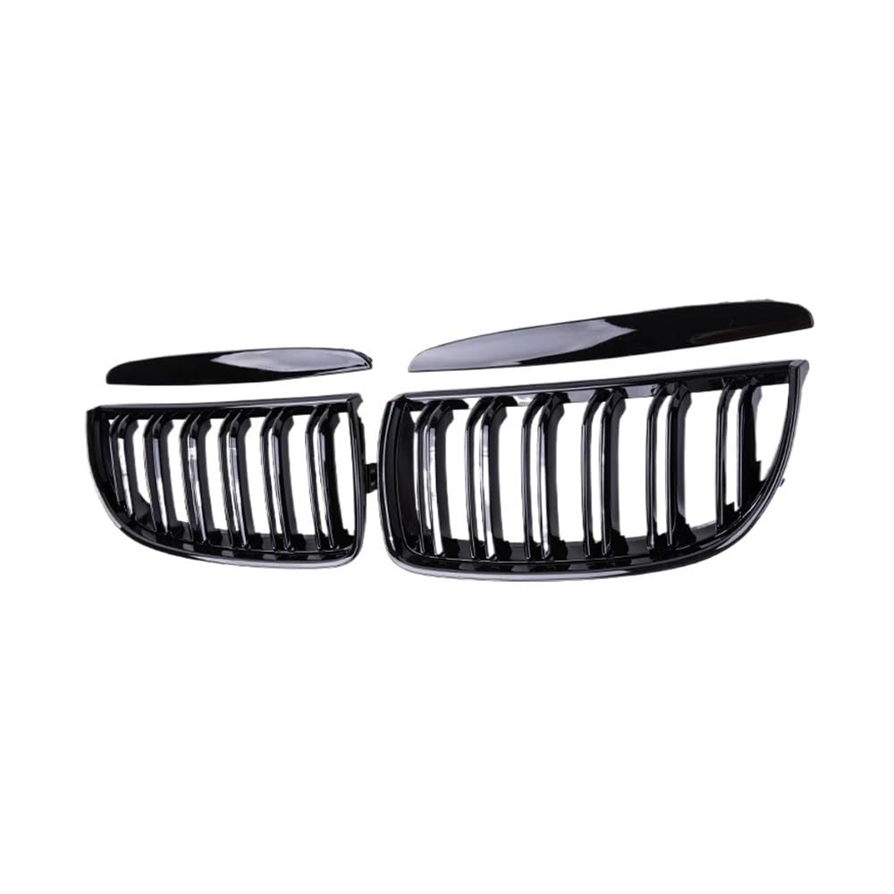 UIBHGVFG Sport Kühlergrill Glänzend Schwarze Auto-Frontstoßstangengitter Für 3er E90 E91 323I 328I 335I 330I 325I 2005–2008 ABS-Grill-Grill-Zubehör Lamellen Kühlergrill von UIBHGVFG