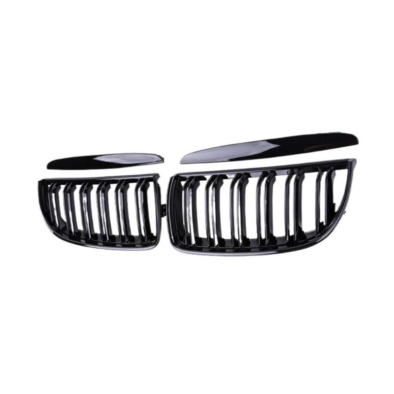 UIBHGVFG Sport Kühlergrill Glänzend Schwarze Auto-Frontstoßstangengitter Für 3er E90 E91 323I 328I 335I 330I 325I 2005–2008 ABS-Grill-Grill-Zubehör Lamellen Kühlergrill von UIBHGVFG