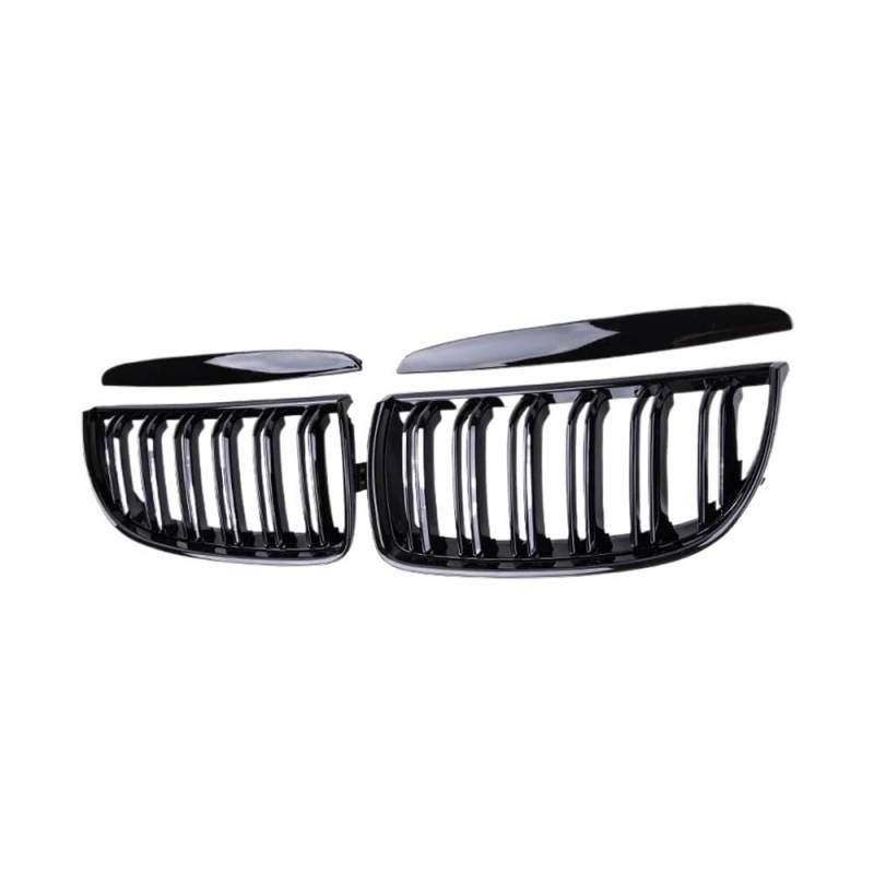 UIBHGVFG Sport Kühlergrill Glänzend Schwarze Auto-Frontstoßstangengitter Für 3er E90 E91 323I 328I 335I 330I 325I 2005–2011 ABS-Grill-Grill-Zubehör Lamellen Kühlergrill von UIBHGVFG