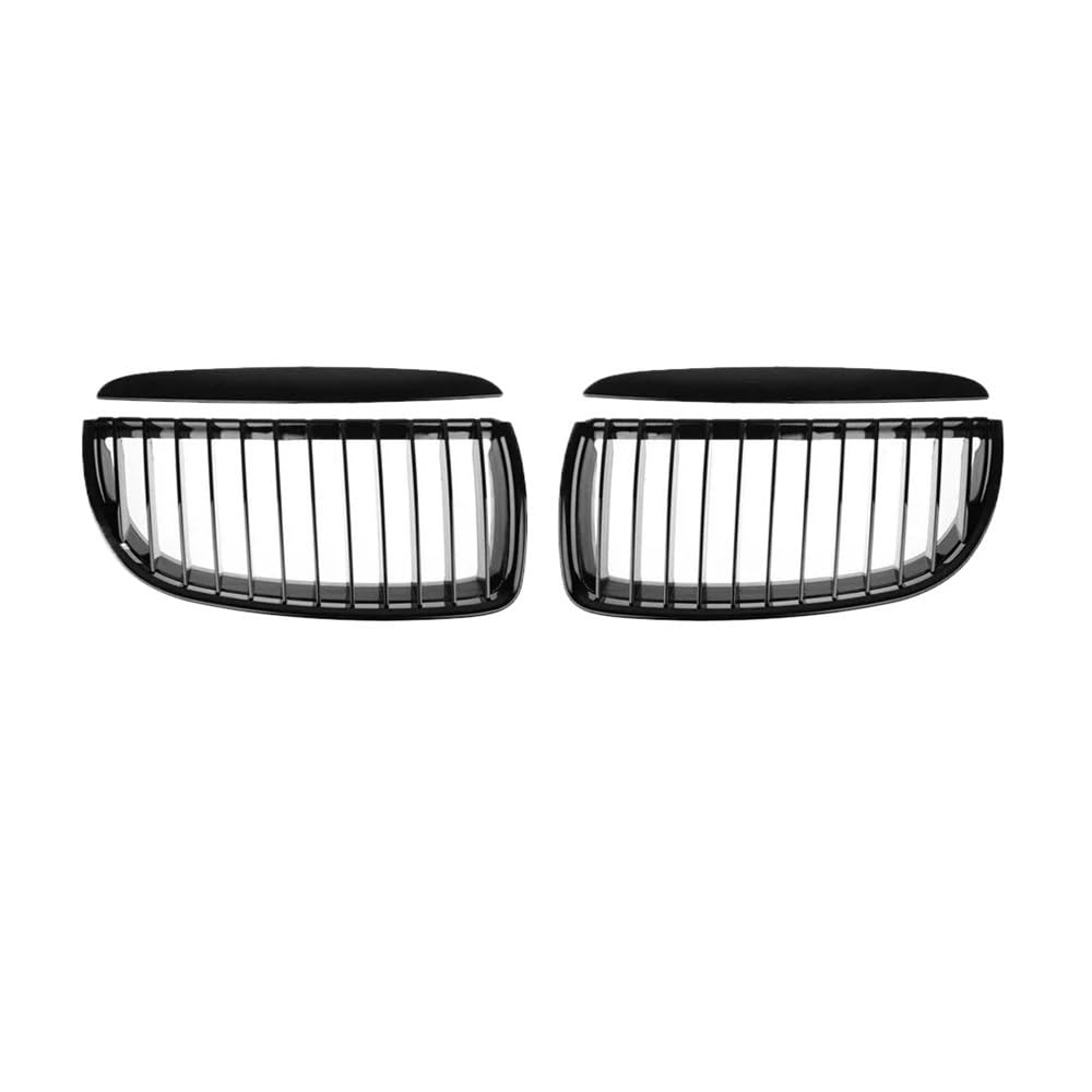 UIBHGVFG Sport Kühlergrill Glänzend Schwarzer Doppellinien-Kühlergrill Für 3er E90 E91 330i 335i 2005–2008. Glanzgrill Lamellen Kühlergrill von UIBHGVFG