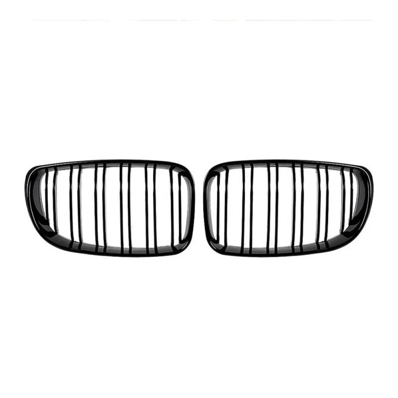 UIBHGVFG Sport Kühlergrill Grill Auto Frontgitter Stoßstange Haubengitter ABS FÜR 1er E81 E87 E82 E88 128I 130I 135I 2007-2011 Lamellen Kühlergrill von UIBHGVFG