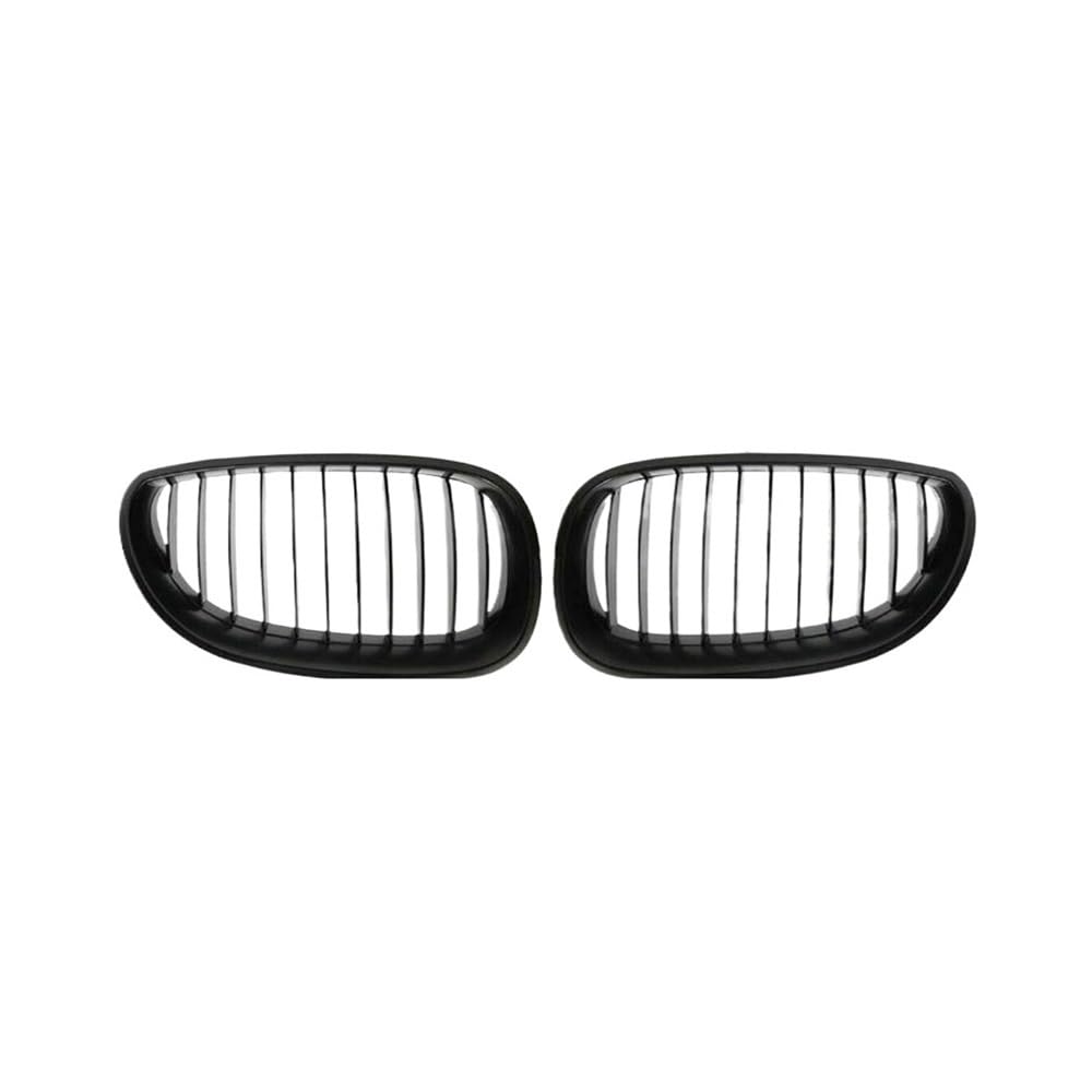 UIBHGVFG Sport Kühlergrill Grill vorne Sportgitter Haubengrill für 5er E60 E61 M5 525I 525Xi 528I 528Xi 530I 530Xi 2003–2009 Lamellen Kühlergrill von UIBHGVFG