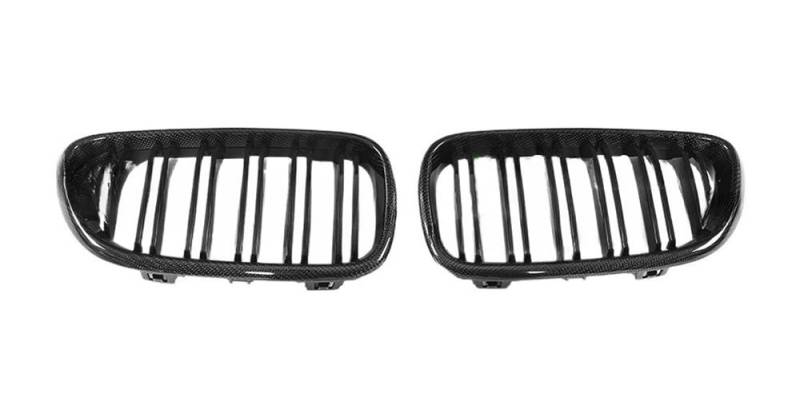 UIBHGVFG Sport Kühlergrill Kohlefaser-Frontstoßstangengrill Ersatz Für 2er F22 F23 F87 Für M2 220i 228i M235i M240i 2014–2019 Lamellen Kühlergrill von UIBHGVFG