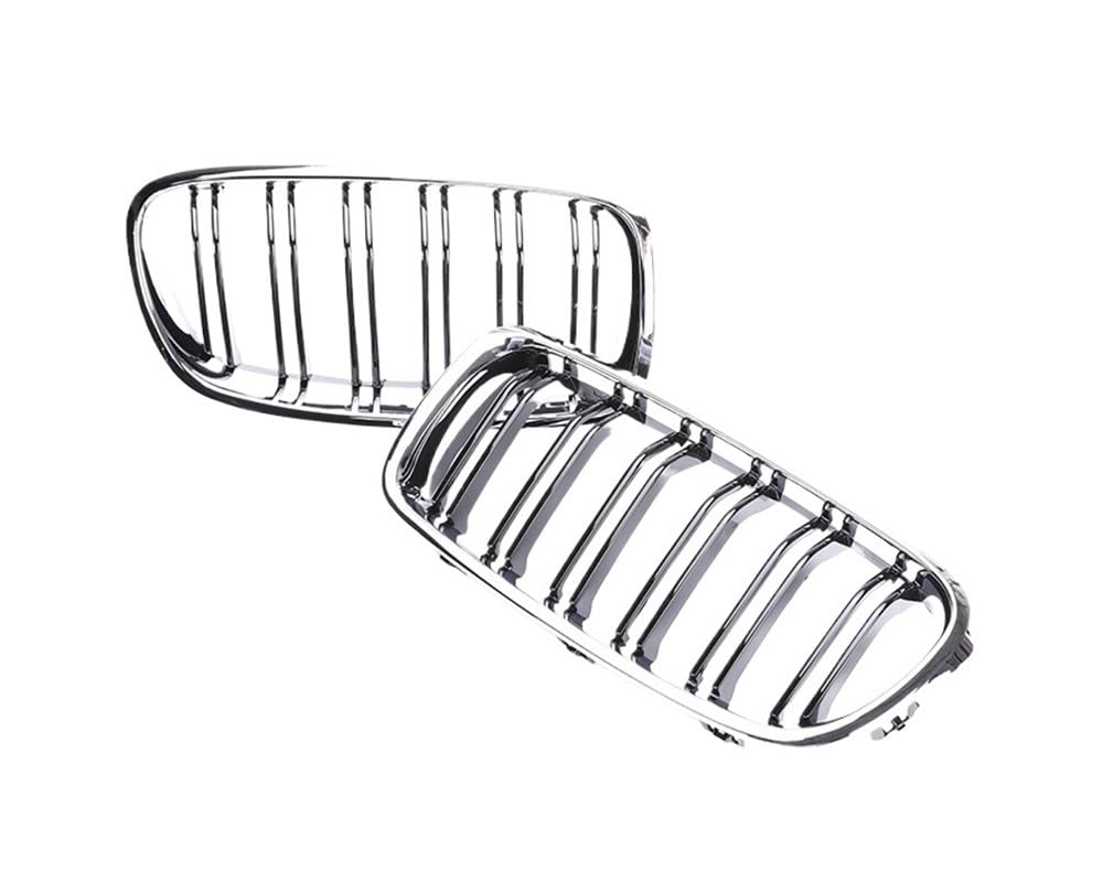 UIBHGVFG Sport Kühlergrill Kohlefaser-Grill, Facelift-Grill, Frontstoßstangengrill Für 3er F30 F31 F35 2012–2019, Zubehör Lamellen Kühlergrill von UIBHGVFG