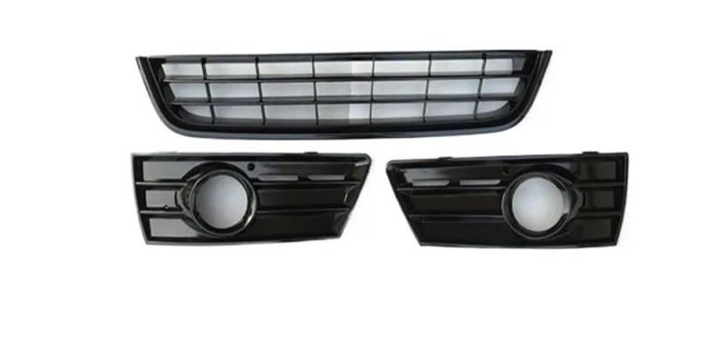 UIBHGVFG Sport Kühlergrill Kühlergrill Frontstoßstangengrill für Passat für CC 2009–2012, Auto-Frontlufteinlass-Entlüftungsgitterabdeckung Lamellen Kühlergrill von UIBHGVFG