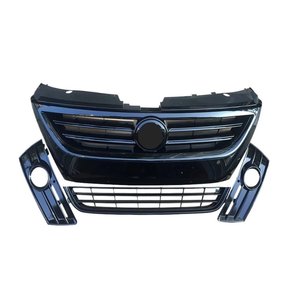 UIBHGVFG Sport Kühlergrill Kühlergrill Frontstoßstangengrill für Passat für CC 2009–2012, Auto-Frontlufteinlass-Entlüftungsgitterabdeckung Lamellen Kühlergrill von UIBHGVFG