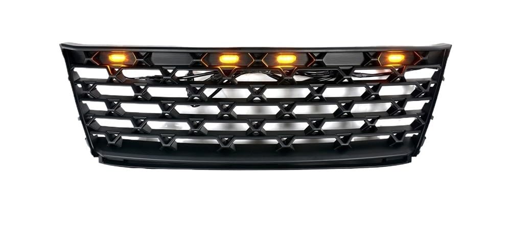 UIBHGVFG Sport Kühlergrill Modifiziertes Grillnetz Für Fortuner 2020–2021, Frontstoßstangen-Netzabdeckung, Grills, Zierleisten, Frontgrill Lamellen Kühlergrill von UIBHGVFG