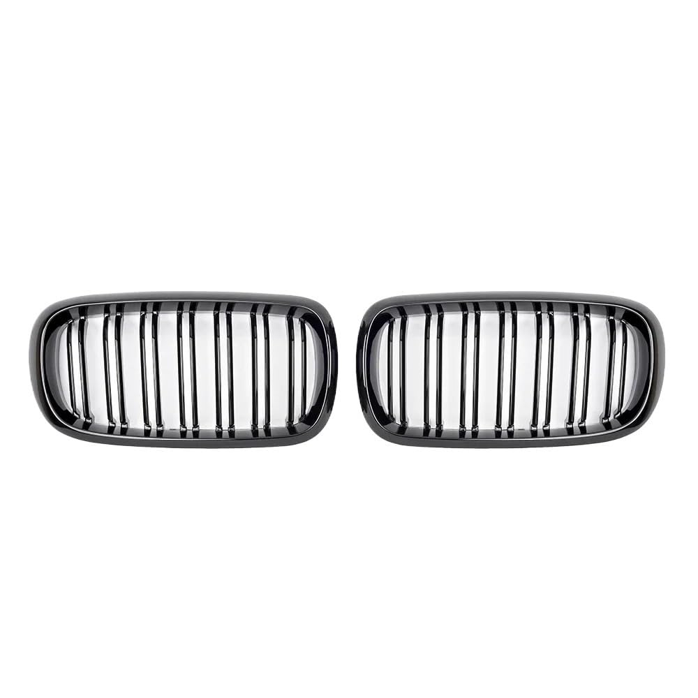 UIBHGVFG Sport Kühlergrill Paar Auto-Doppellamellen-Frontgrill-Ersatz Für F15 F16 X5 X6 2014–2017 Grills Auto-Kühlergrill-Einsätze Zierabdeckung Lamellen Kühlergrill von UIBHGVFG