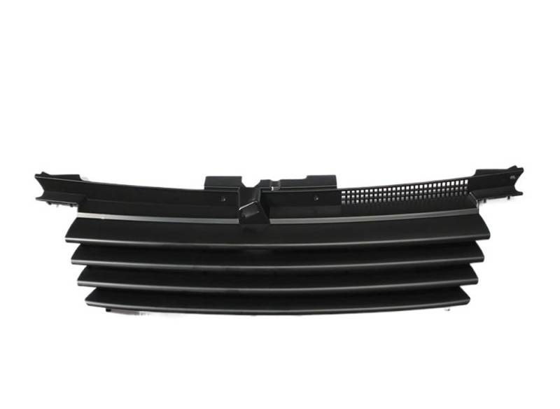 UIBHGVFG Sport Kühlergrill Schwarzer Autogrill – Mattschwarzer Auto-Fronthaubengrill Für Bora MK4 1999–2004 1J5853655C Lamellen Kühlergrill von UIBHGVFG