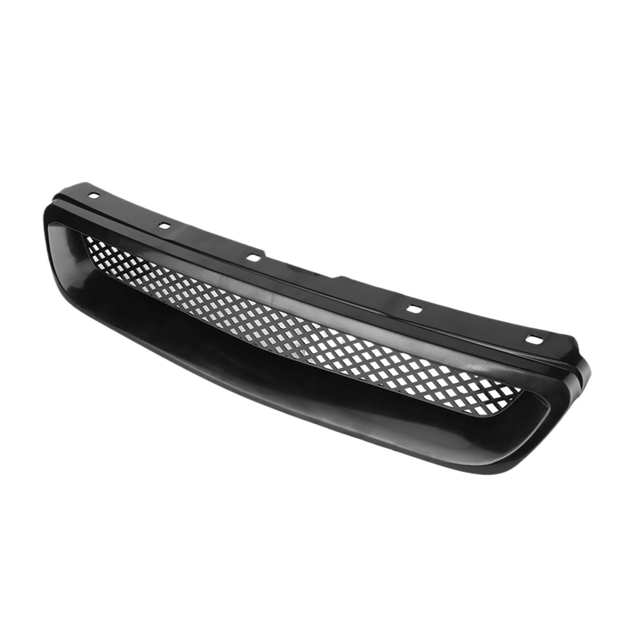 UIBHGVFG Sport Kühlergrill Schwarzes Grillnetz, Fronthaubengitter, Luftstrom-Einlassgitter Für Civic JDM Für Type R 1996-1998, Fronthaubengitter Lamellen Kühlergrill von UIBHGVFG