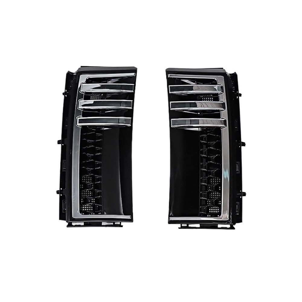 UIBHGVFG Sport Kühlergrill Seite Vent Grille Dekoration Grill Front Stoßstange Grille Mittel Panel Für Range Für Rover Für Vogue L322 2010-2012 Lamellen Kühlergrill von UIBHGVFG