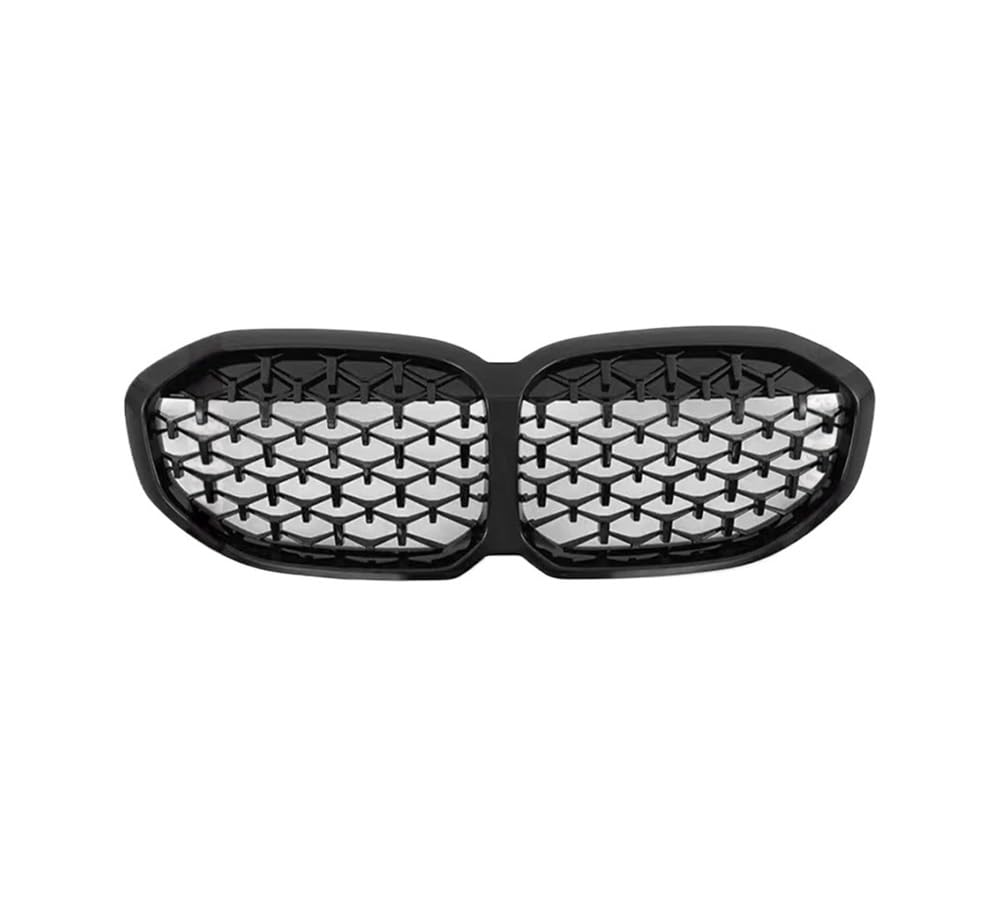 UIBHGVFG Sport Kühlergrill Vorderer Stoßstangeneinlass, Doppellamellengrill für 1er F40 128ti M135i XDrive 118i 2019–2023, Tuning-Zubehör Lamellen Kühlergrill von UIBHGVFG