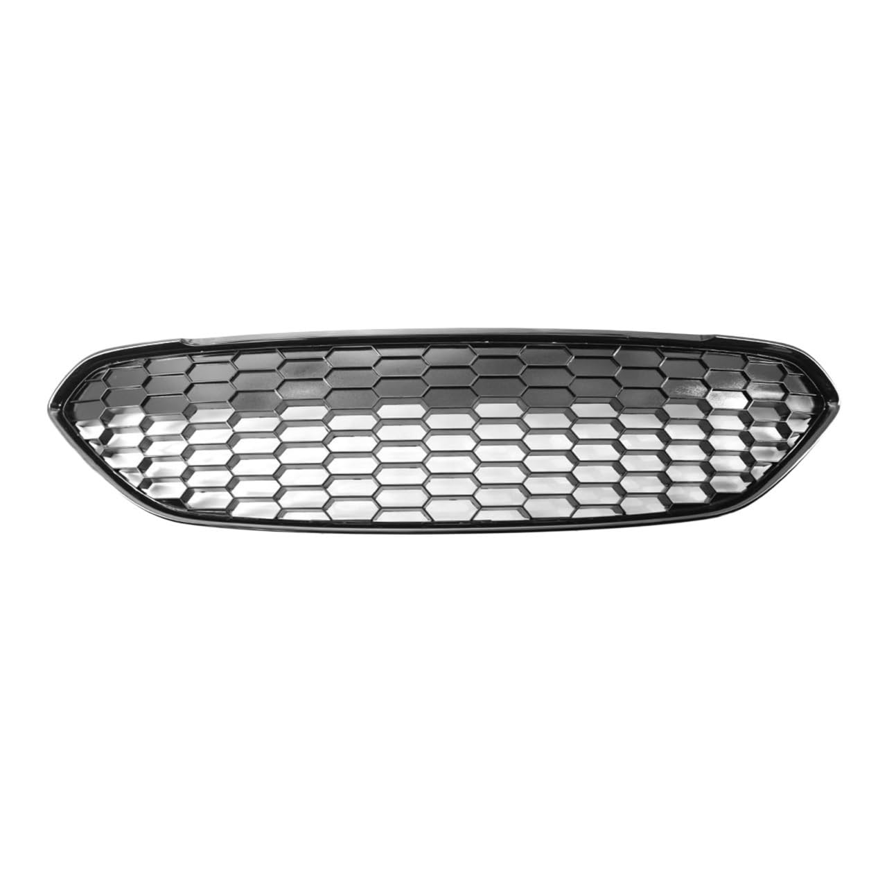 UIBHGVFG Sport Kühlergrill Wabenschwarzer Oberer Kühlergrill Als Ersatz Für Ford Für Fiesta Zetec-S 2013–2017, Vorderer Stoßstangen-Mittelgrill Lamellen Kühlergrill von UIBHGVFG