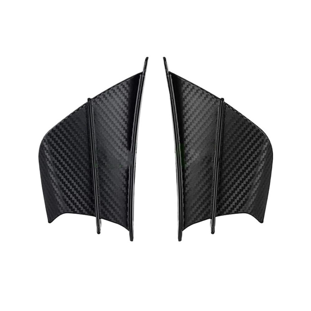 Verkleidung Heckabdeckung Motorrad Carbon Fiber Winglet Seite Spoiler Air Deflektor Flügel Kit Universal Motorrad Front Verkleidung Aerodynamische Winglets von UIBHGVFG