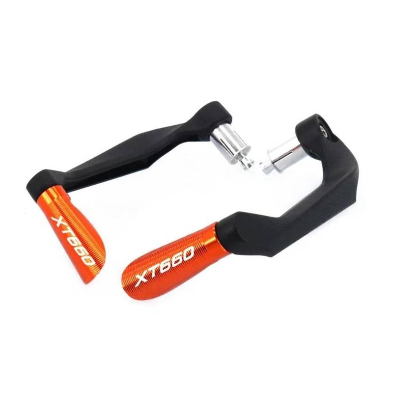 UIFCOG Hebel Handschutz Handschützer Für XT660 Motorrad-Lenkergriffschutz Bremskupplungshebelschutz(Orange) von UIFCOG