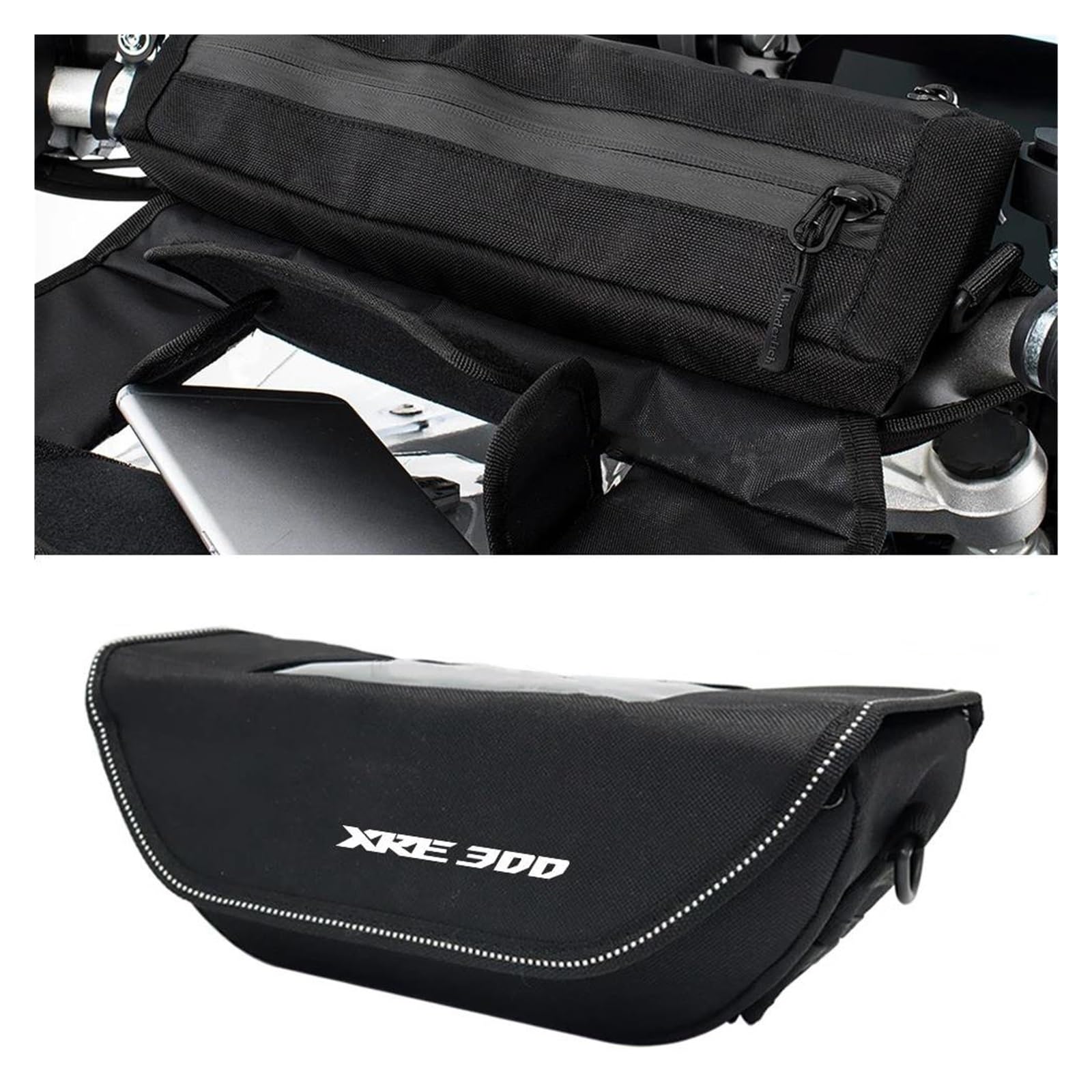 UIFCOG Motorrad Taschen Für XRE300 Motorrad Lenker Lagerung Tasche Lenker Tasche von UIFCOG