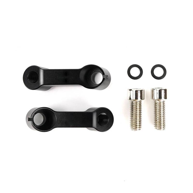 UIFCOG Spiegelhalterung Verlängerung Für HON&DA CB650R CB500X CB400X CB500F CB400F CB650F CB1000R Motorrad-Rückspiegelverlängerung Riser Extender Adapter von UIFCOG