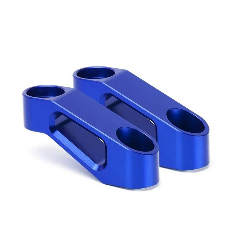 UIFCOG Spiegelhalterung Verlängerung Für Suzuki Für Bandit 400 600 650 1200 1250 1250S Motorrad-Rückspiegelhalterung Riser Extender Adapter(Blau,No Logo) von UIFCOG