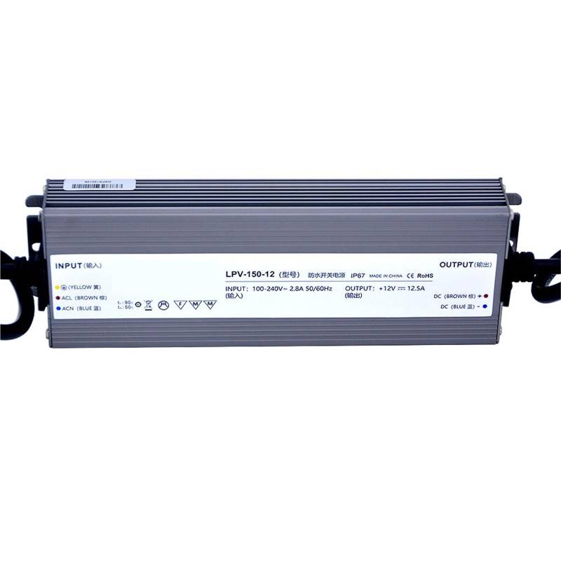 LPV-150-12 150W 12V 12,5A IP67 Schaltnetzteil 1St von UJHANXAT