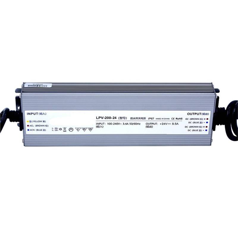 LPV-200-24 200W 24V 8,33A IP67 Schaltnetzteil 1St von UJHANXAT