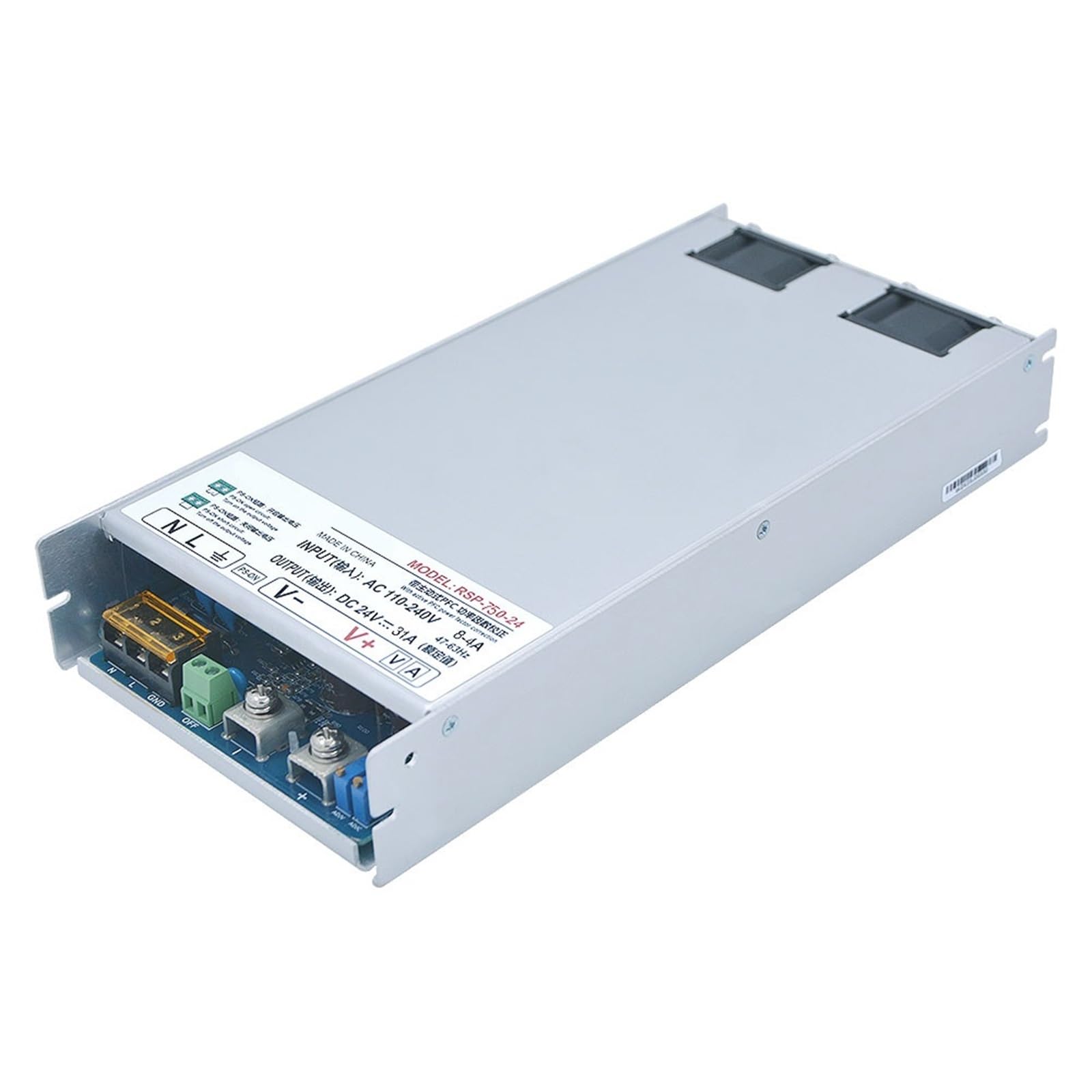 RSP-750-24 750 W 24 V 31,3 A automatisches Transferschalter-Netzteil 1 Stück von UJHANXAT