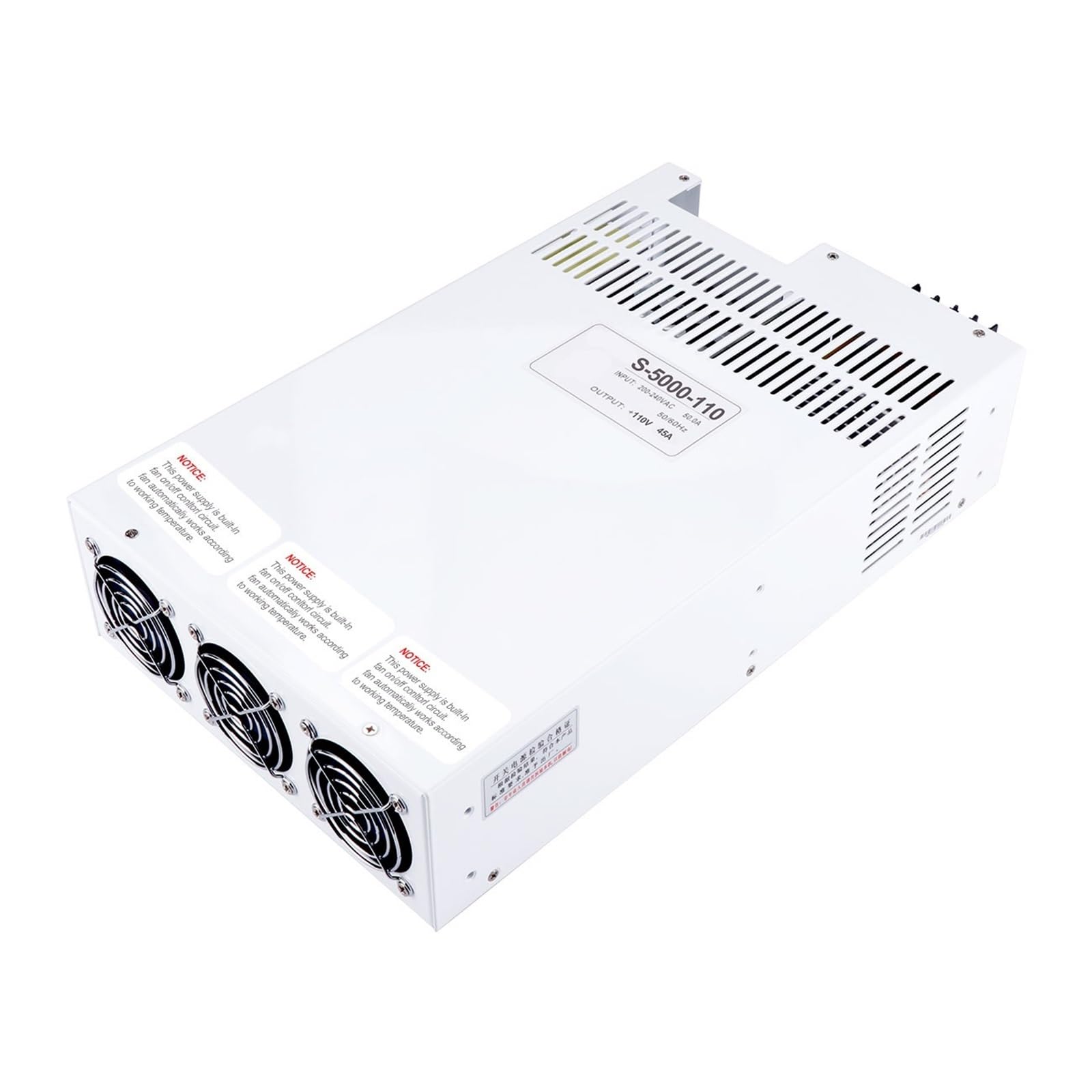 S-5000-110 5000W 110V 45A Schaltnetzteil 1St von UJHANXAT