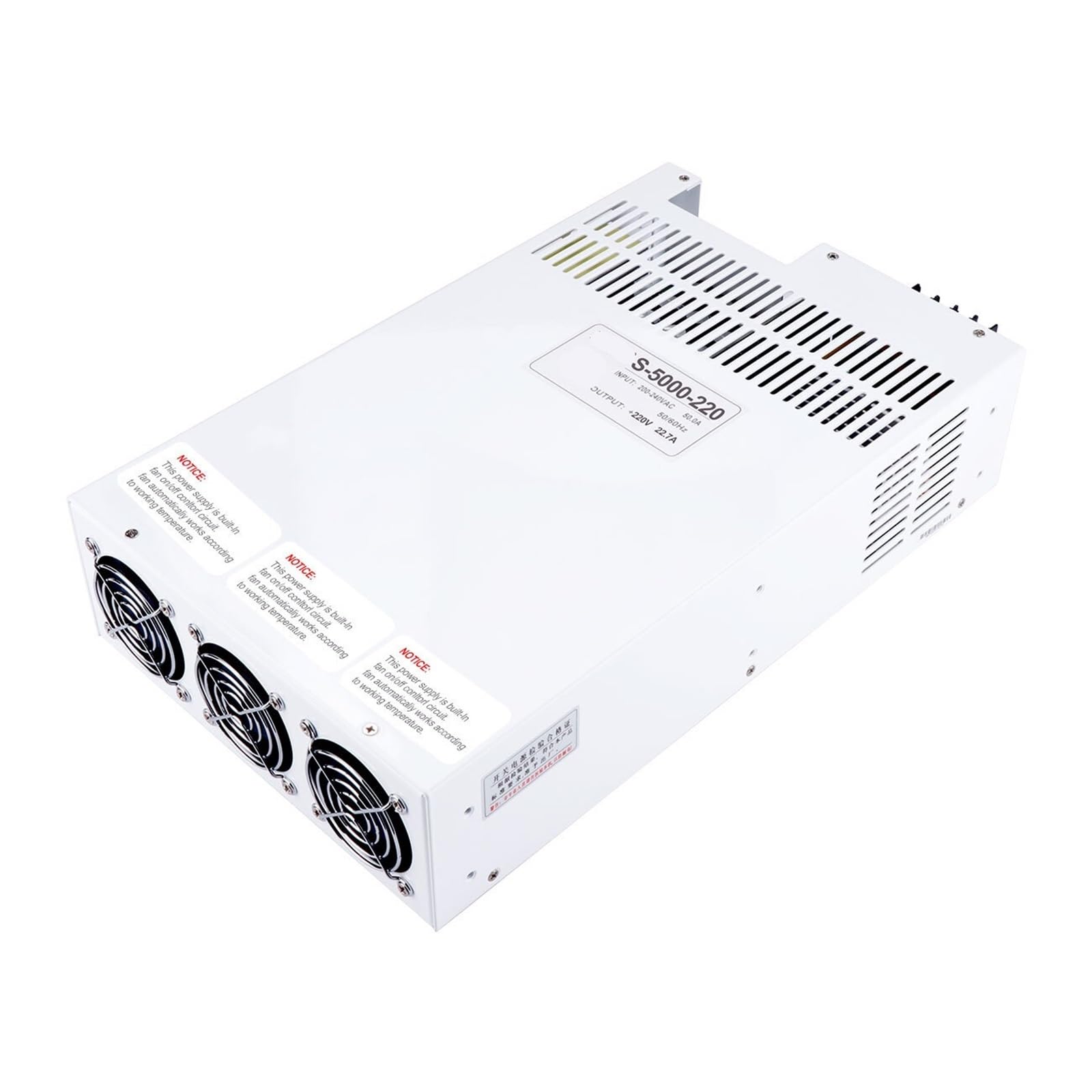 S-5000-220 5000 W 220 V 23 A Set-Top-Box Schaltnetzteil 1 Stück von UJHANXAT