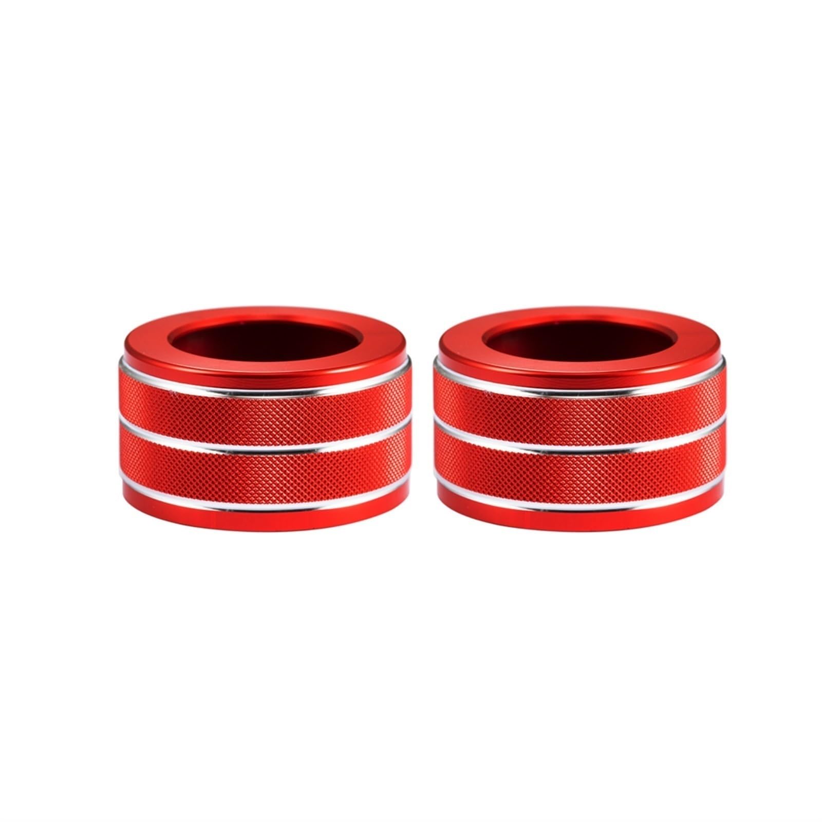 1 3 X5 X6 E87 E81 E82 E90 E91 E92 E93 E70 E71 Aluminiumlegierung Klimaanlage Soundschalter Steuerknopf Zierringabdeckung Bedienknopf-Abdeckring(Red,for 3 Series E90 E91) von UJMOK