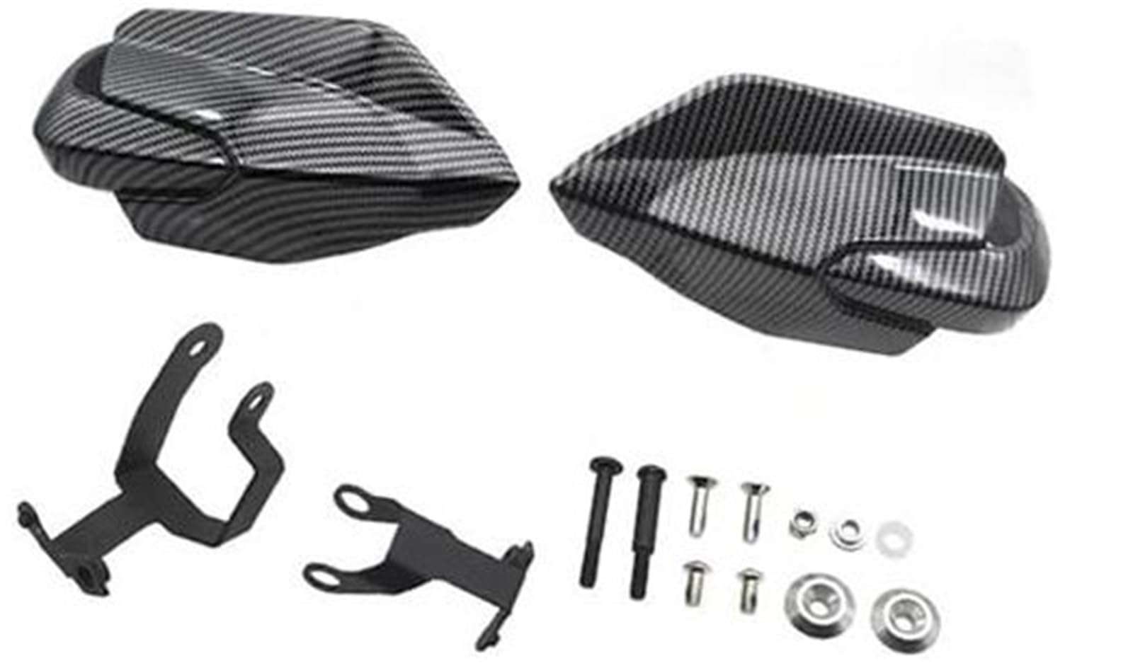 Motorrad Handschutz Schild Motorradzubehör Handschutz Griffschutz Handschutz Lenkerschutz Carbon Look, for Tiger Sport 660 2022 2023 Motorrad-Windschutzscheiben-Handschutz(Black 5) von UJMOK